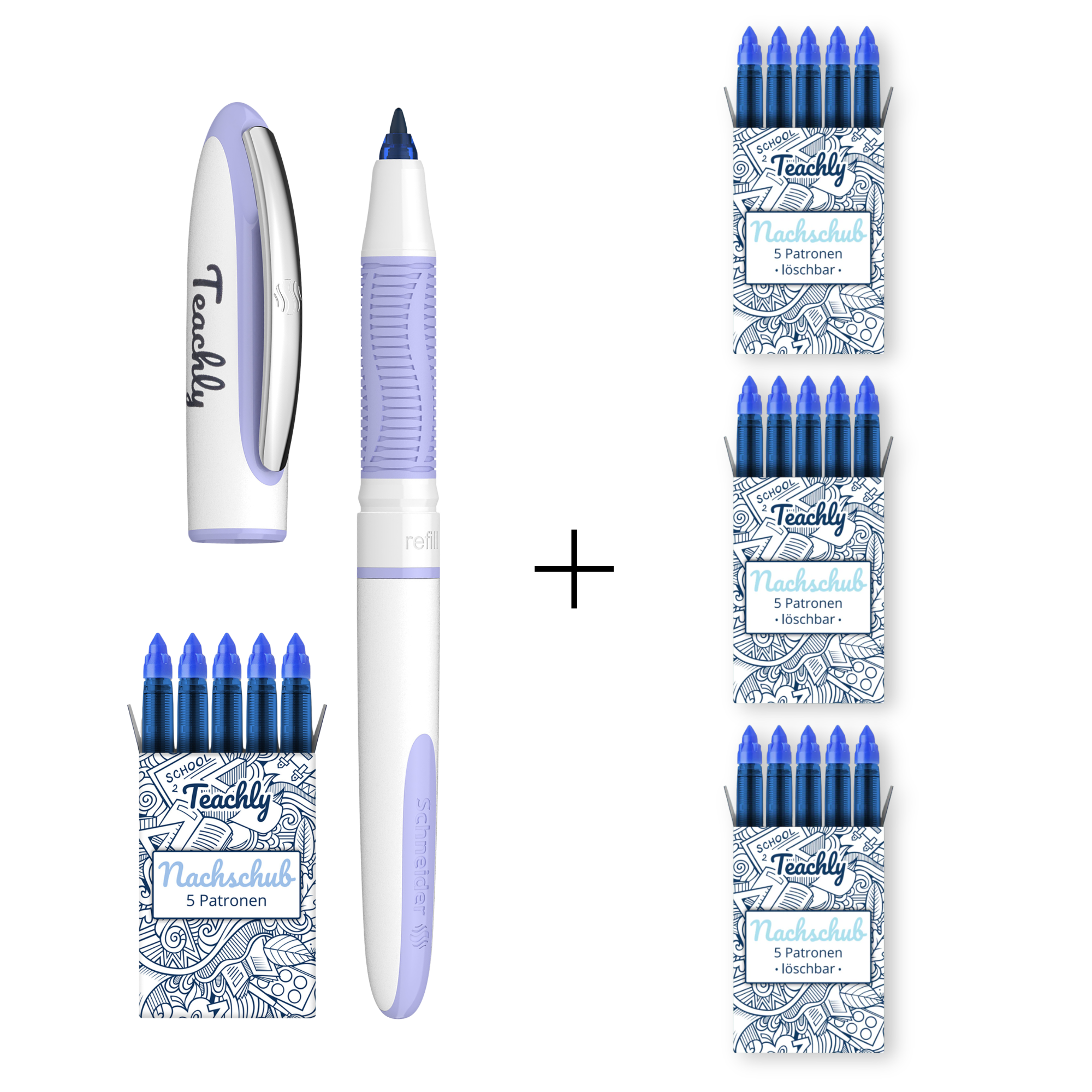 WM-Bundle Weiße Weste (Superstudent & 15 löschbare Patronen)