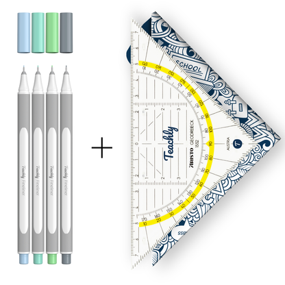 WM-Bundle Ecuador (Geocover inkl. Geodreieck & Fineliner)