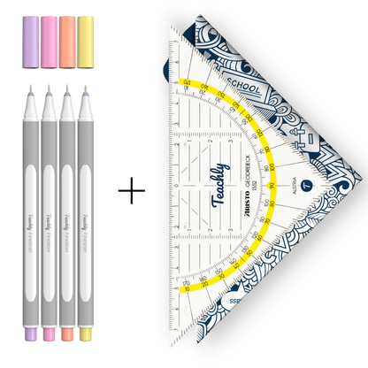 WM-Bundle Ecuador (Geocover inkl. Geodreieck & Fineliner)