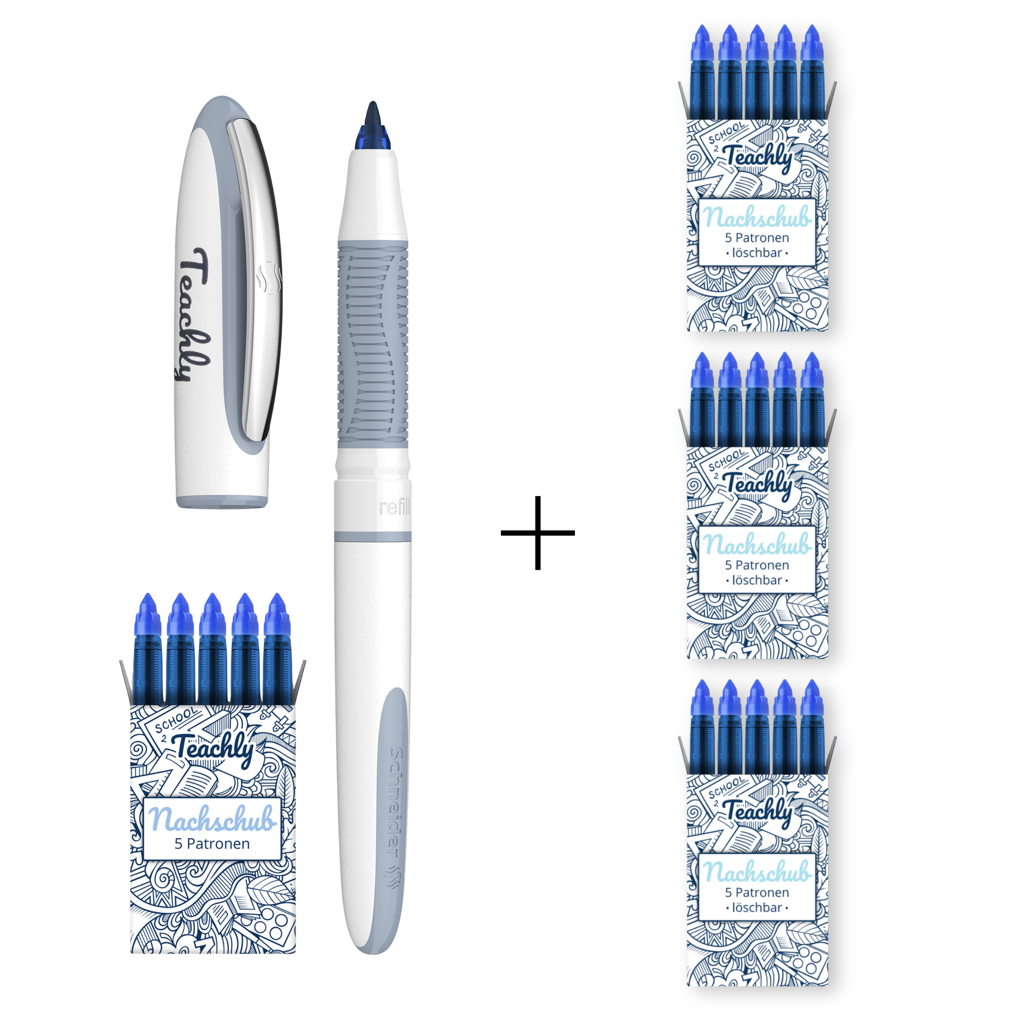 WM-Bundle Weiße Weste (Superstudent & 15 löschbare Patronen)