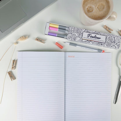 Illustration der Schreibfarbe eines der vier Stifte des Teachly Fineliner Summer Sets