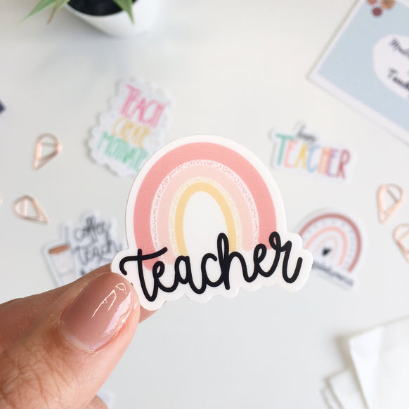 Der Teacher Aufkleber aus dem Lieblingslehrerin Sticker Set von Teachly und MadeByCarry