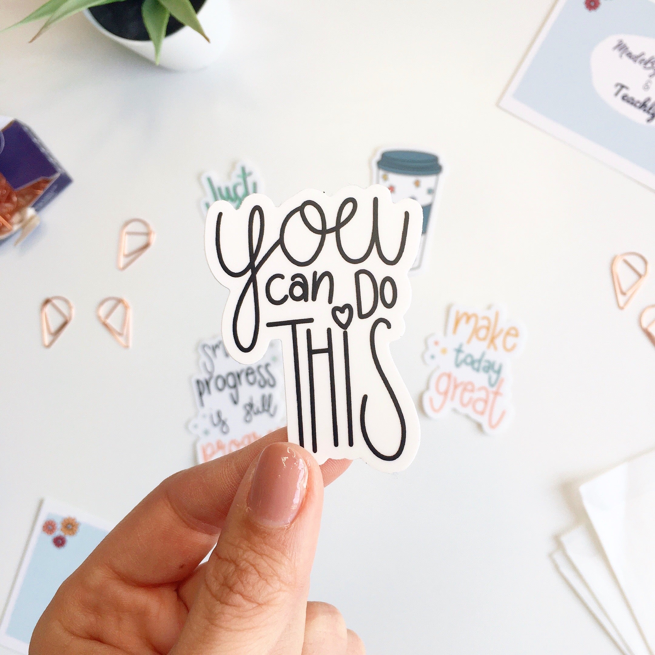 Der You Can Do This Aufkleber aus dem Students Sticker Set von Teachly und MadeByCarry
